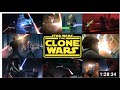 All Clone Wars Lightsaber Fights Star Wars The Clone Wa