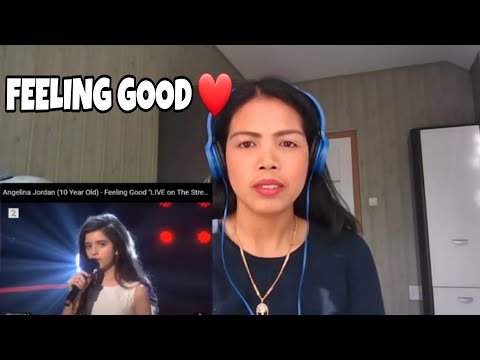 Its MyrnaG REACTS TO Angelina Jordan (10 Year Old) - Feeling Good "LIVE on The Stream Gir Tilbake"