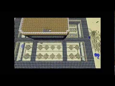 Minecraft Technic Pack Factory on stilts