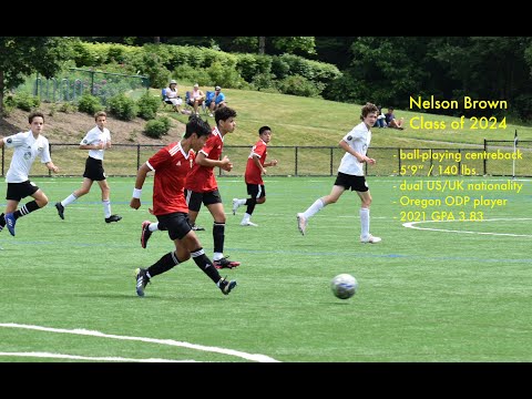 Nelson Brown 2024 Center Back - ODP Friendship Cup 2021 Highlights