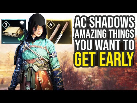 Amazing Things You Want To Get Early In Assassin's Creed Shadows... (AC Shadows Tips And Tricks)
