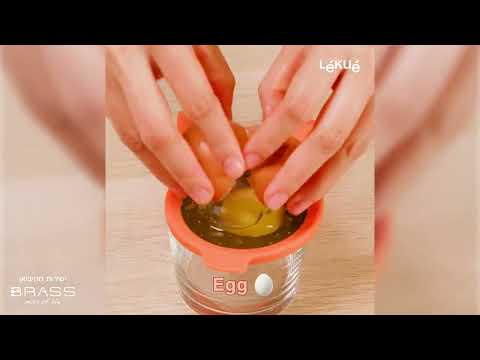 ביצה עלומה בסיר, כלי נירוסטה וסיליקון Lekue מבית Brabantia