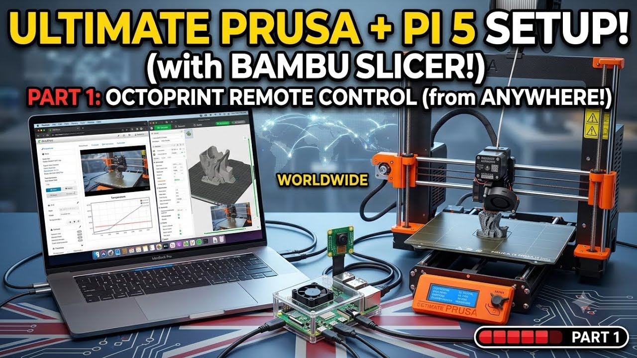 How to Set Up OctoPrint on a Raspberry Pi & Make Your Prusa Wi-Fi Enabled