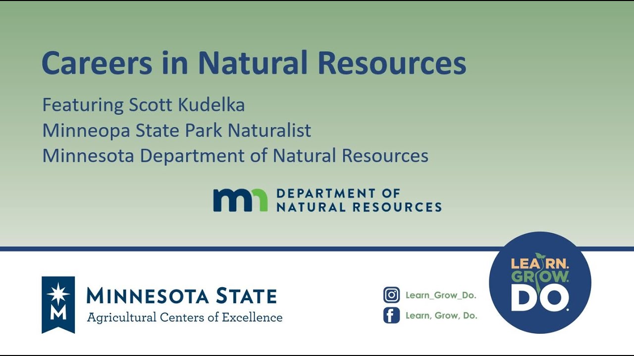 Careers in Natural Resources - What Does a Naturalist Do?