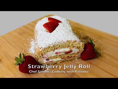 Delicious Strawberry Jelly Roll #delicious #jellyroll #strawberry #cuisinart
