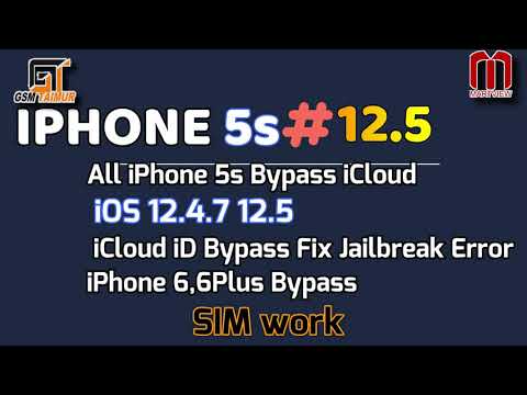 how to Fix Jailbreak Error iPhone 5s iOS 12.4.8,12.5 Bypass iCloud iD Jailbreak Error FIX Windows us