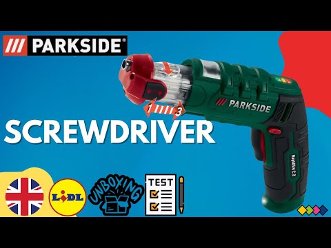 CORDLESS SCREWDRIVER Parkside RAPIDFIRE 2.2 UK ENGLISH LIDL