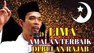 Download lagu LIMA AMALAN DI BULAN RAJAB ⭕ CERAMAH USTADZ ABDUL SOMAD @Aikabani  mp3