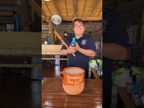 Giant Tequila Cocktail in Mexico! You’ve Never Seen It Served Like THIS 🍹🇲🇽#tequila