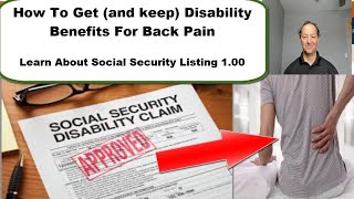 How To Get Social Security Disability Benefits For Back Pain