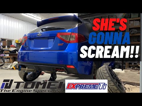 TOMEI EXPREME TI EXHAUST!! (STI INSTALL & HOW TO)