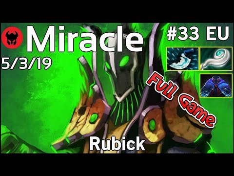 Support Miracle [Liquid] plays Rubick!!! Dota 2 Full Game 7.21