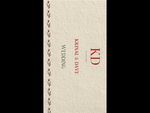 KRINAL & DAVE  WEDDING