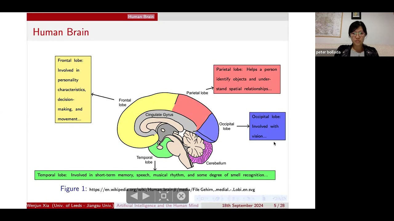 Artificial Intelligence and the human mind by Dr Wenjun Xia, University of Leeds