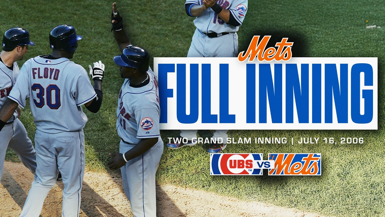 TWO GRAND SLAMS IN ONE INNING! Mets Score 11 at Wrigley Field in Wild Inning | FULL INNING