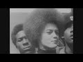 Historical footage and interviews with Black Panthers