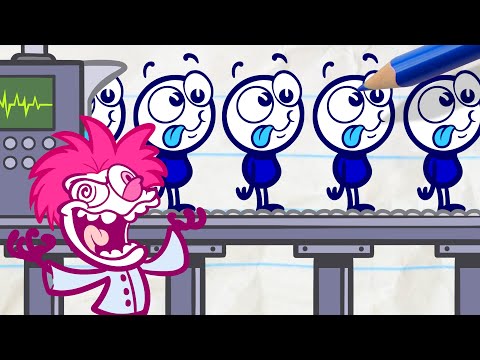 Pain In My Bunsen | Pencilmation Cartoons!