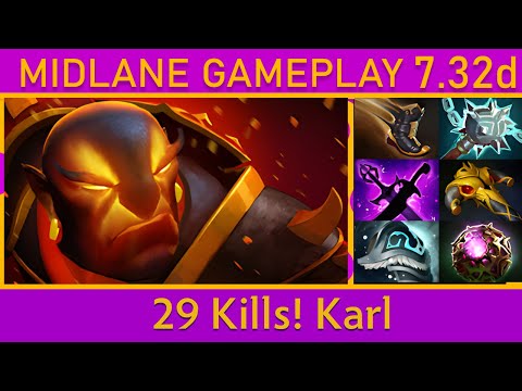 💥Dota 2 Karl Ember Spirit Mid Pro Gameplay
