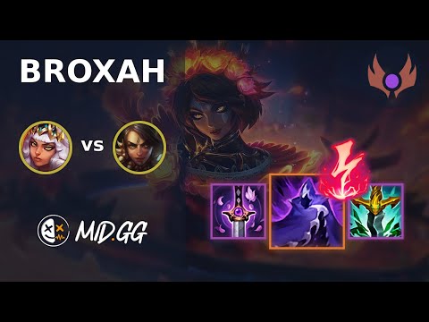 MID.GG: [ Broxah ] Qiyana JUNGLE vs Nidalee | EUW MASTER | LOL Season 2025