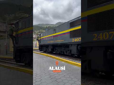 El TREN MÁS DIFÍCIL DEL MUNDO está en ECUADOR🌎🚂 #ecuador #turismo #viajes #tren #chimborazo #alausi