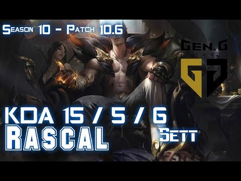 Gen Rascal SETT vs SWAIN Top - Patch 10.6 KR Ranked