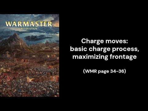 Warmaster Revolution - Charge process: maximizing frontage