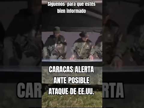 Caracas, la capital de Venezuela.Se prepara ante un posible ataque de EE.UU.