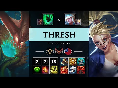 Thresh Support vs Janna - NA Grandmaster Patch 25.06