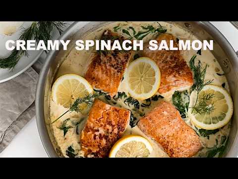 Creamy Garlic Butter Salmon | One-pan 15 minutes recipe