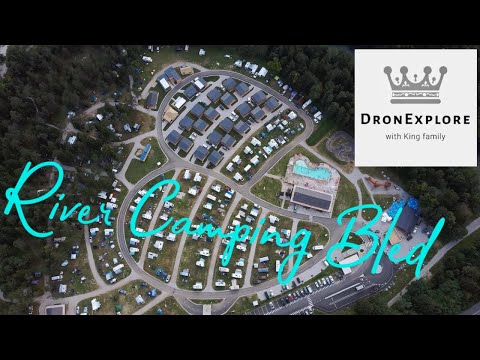 River Camping Bled (Slovenia) fimi x8 se 4k drone footage #036