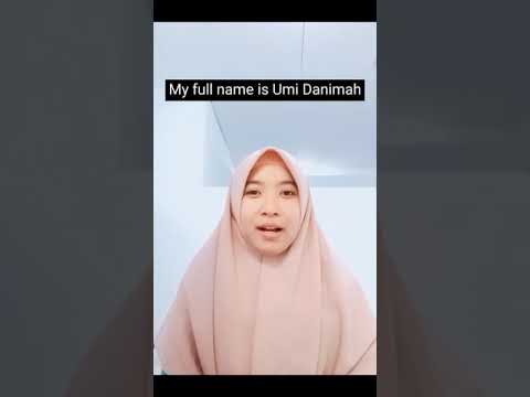 Self Introduction|| Umi Danimah (1911130144)