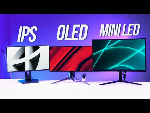 Velké srovnání monitorů - IPS, VA, TN, OLED a Mini LED
