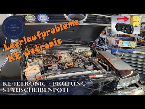 KE-Jetronic Leerlaufprobleme? Prüfung Stauscheibenpoti Mercedes 560SL