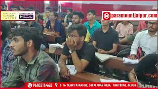 Direct From Classroom: SSC CGL 2022 English Class at Paramount Coaching Jaipur by Shashank K Sir