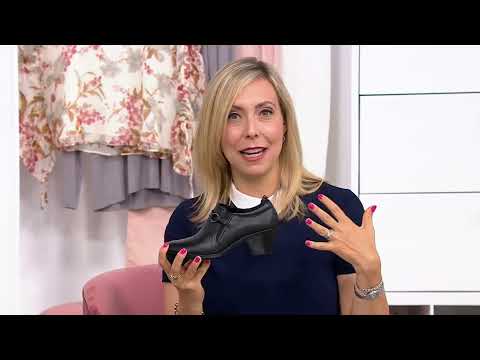 Clarks Collection Leather Shootie - Emily2 Erin on QVC