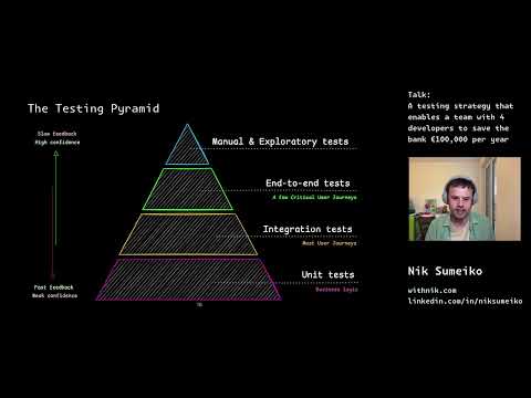 Testing strategy that saves the bank €100'000 per year