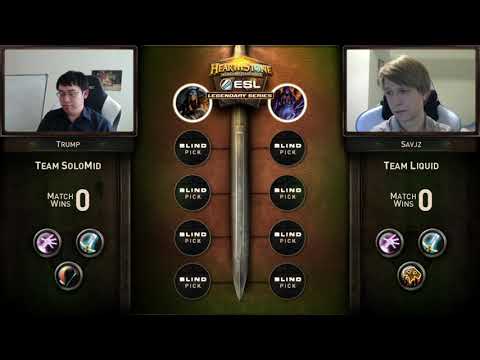 Trump vs Savjz   Redemption Tournament  Group A   Final   ESL Hearthstone Legendary Series