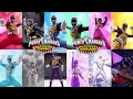 Power Rangers Dino Charge And Dino Super Charge All Single Rangers Morphs
