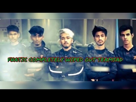 FNATIC VS TEAMSAD!! OP GAMEPLAY!! #FNATIC #SCOUT #RONAK #OWAIS #ASH #FRANKY!!
