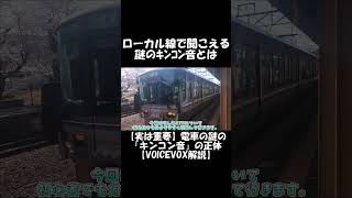 【ショート】ローカル線で聞こえる謎のキンコン音とは