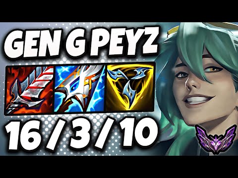 Ezreal vs Ashe ADC [ Gen G Peyz ] Korea Master Patch 14.13 ✅