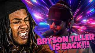 BRYSON TILLER IS SPAZZING!!!| BRYSON TILLER MULTIVERSE FREESTYLE (REACTION)