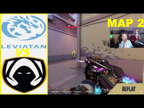 NRG FNS REACTS TO Leviatán vs Team Heretics | MAP 2 | LOWER FINAL | VALORANT CHAMPION SEOUL 2024.