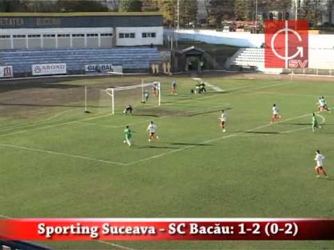rezumat Sporting Suceava - SC Bacau: 1-2