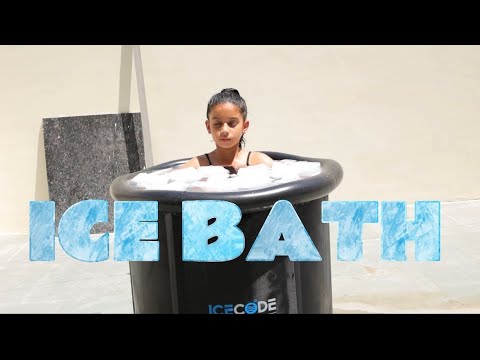 ICE BATH THERAPY / ICE BATH RECOVERY (this video made under supervision of parents)