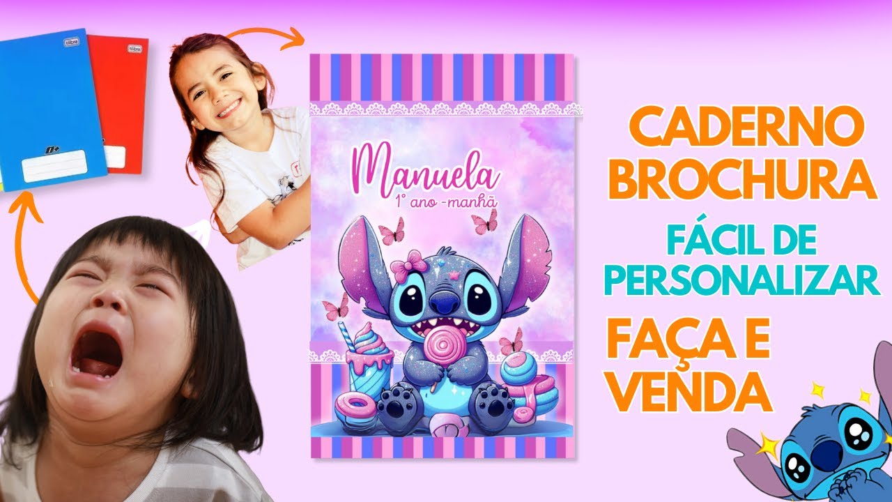 Personalizando Capa para Caderno Brochura no Canva