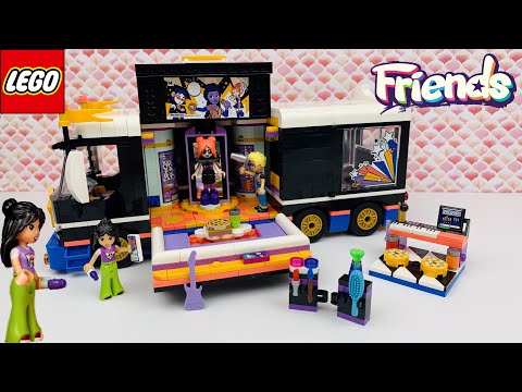LEGO Friends - Popstar-Tourbus - Music Tour Bus - 42619 - Unboxing - NEW