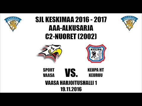 SJL Keskimaa 2016 - 2017, C2: Sport vs. KeuPa HT