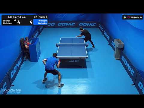 12:00 Zakhar Tiuliahin - Maksym Deineha 16.07.2023 TT Euro.Cup Ukraine Master. Table 4