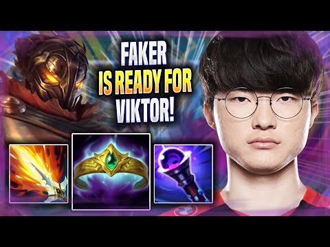 FAKER IS READY FOR VIKTOR! - T1 Faker Plays Viktor MID vs Ahri! | Season 2022
